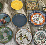 Collection of Cloisonné and Decorative Ceramic Dishes and Boxes - thumbnail 4 of 11