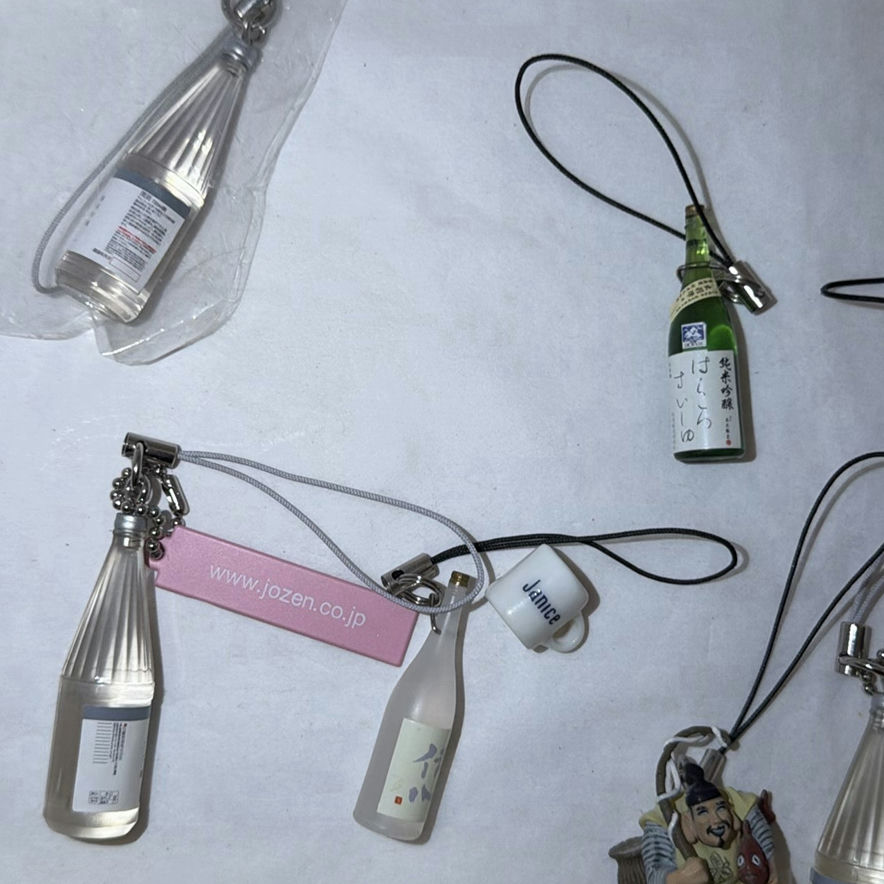 Assorted Mini Bottle Charms, Ornament, Bead Necklaces, and Decorative Items - image 5 of 8