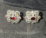 Collection of Southwestern Style Earrings and Judith Jack Pouch - thumbnail 4 of 8