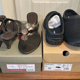 Women's Shoes Including Eileen Fisher Sandals, Merrell Clogs, Cole Haan Heels, and Moccasins - thumbnail 5 of 9