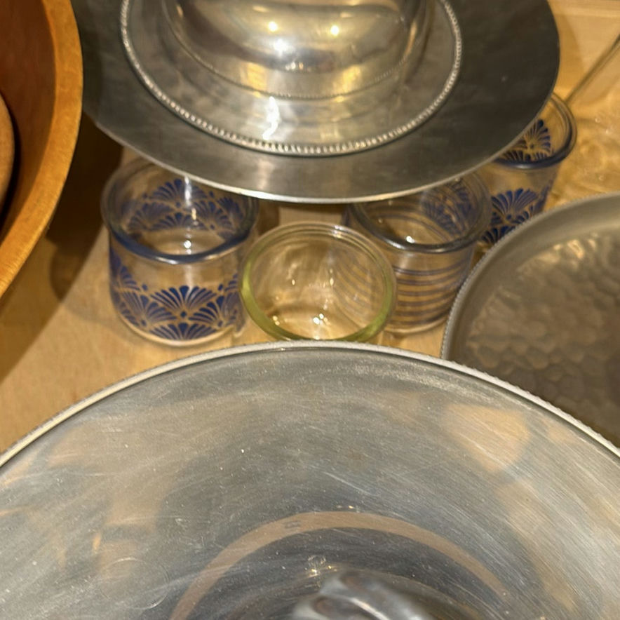 Wooden Bowls, Metal Serving Pieces, and Glass Jars - image 7 of 8