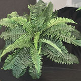 Artificial Plants in Woven Baskets and Wooden Display Stand - thumbnail 2 of 6