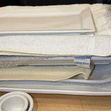 Assorted Serving Platters, Bowls, Towels, and Kitchen Accessories - thumbnail 3 of 5