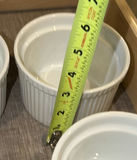 Set of Five White Ceramic Ramekins - thumbnail 5 of 6