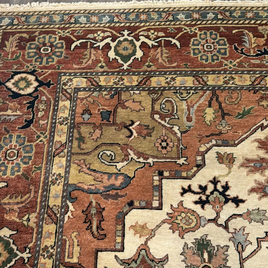 Jules-Sultane 100% Wool Area Rug 8'11" x 11'11" Includes Pad - image 10 of 10
