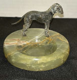 Bedlington Terrier Figurines and Stone Dish - thumbnail 8 of 9