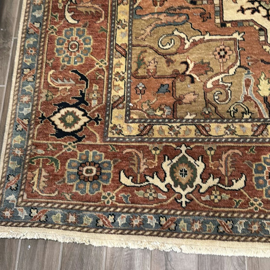 Jules-Sultane 100% Wool Area Rug 8'11" x 11'11" Includes Pad - image 5 of 10