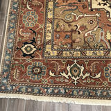 Jules-Sultane 100% Wool Area Rug 8'11" x 11'11" Includes Pad - thumbnail 5 of 10