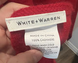 Gray Faux Fur Wrap and White + Warren Red Cashmere Scarf - thumbnail 5 of 11