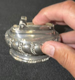 Two Metal Table Lighters and Ice Tongs - thumbnail 4 of 5