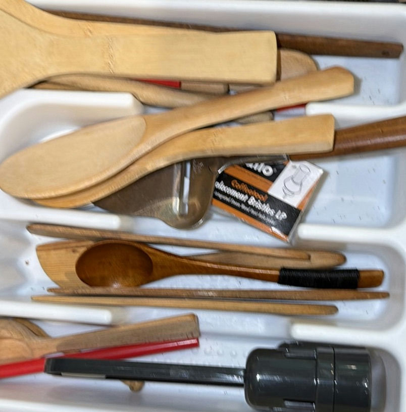 Assorted Wooden Kitchen Utensils and Serving Ladles - image 6 of 6