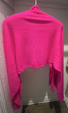 Gray Faux Fur Wrap and White + Warren Red Cashmere Scarf - thumbnail 10 of 11