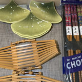 Assorted Kitchen Utensils, Cheese Knives, Ceramic Dishes, Chopsticks, and Skewers - thumbnail 3 of 6