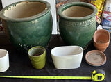 Assorted Ceramic and Terracotta Planters and Pots - thumbnail 2 of 11