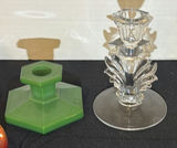 Wooden Hand Display, Candlesticks, and Glass Holder Assortment - thumbnail 5 of 6
