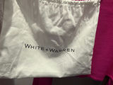 Gray Faux Fur Wrap and White + Warren Red Cashmere Scarf - thumbnail 11 of 11