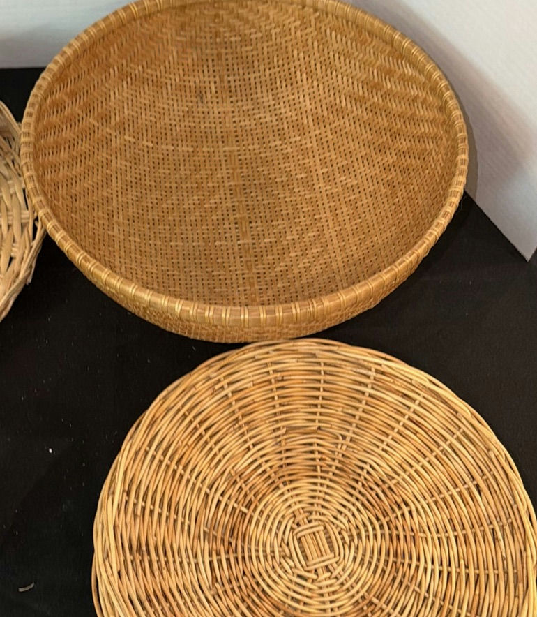 Assorted Woven Baskets and Trays - image 4 of 5