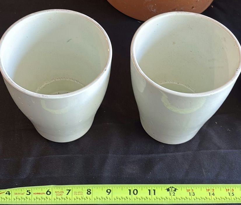 Assorted Ceramic and Terracotta Planters and Pots - image 3 of 11