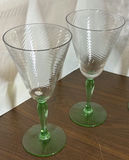 Set of Assorted Vintage Stemmed Glass Goblets - thumbnail 5 of 6