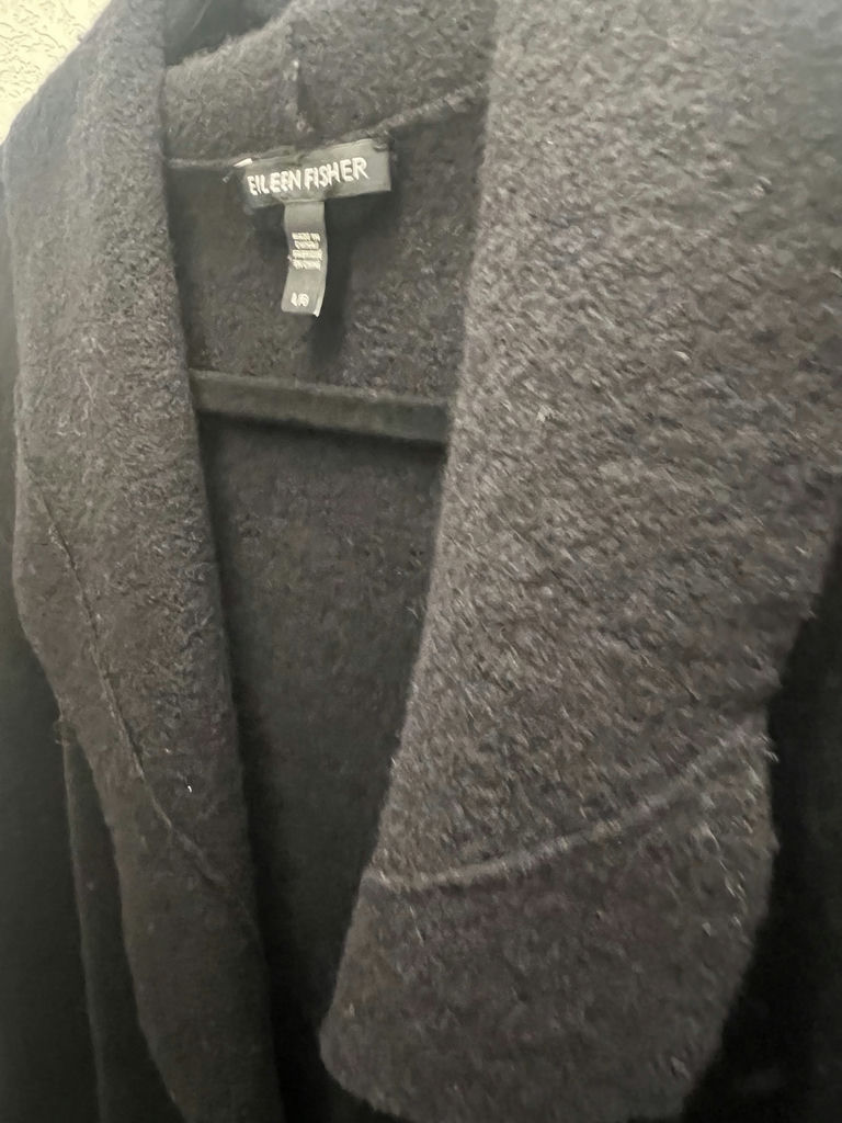 Eileen Fisher Black Cardigans and Sleeveless Jacket - image 5 of 9