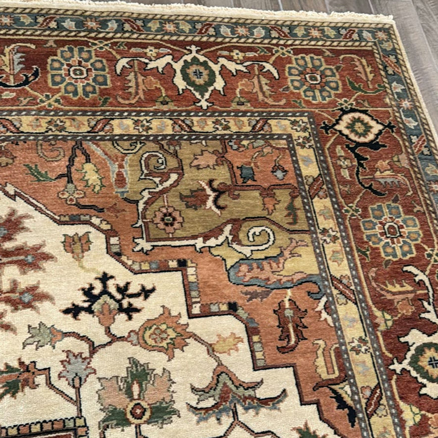 Jules-Sultane 100% Wool Area Rug 8'11" x 11'11" Includes Pad - image 8 of 10