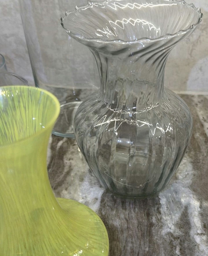 Assorted Glass Vases and Decorative Containers - image 4 of 6