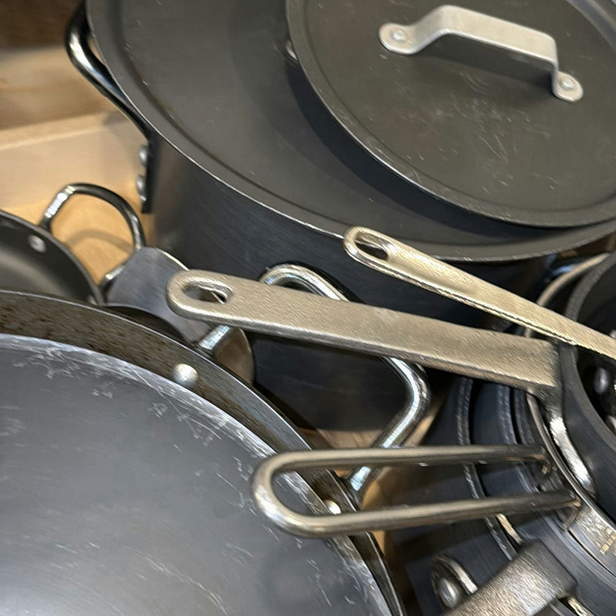 American Metalcraft Cookware Set & Bamboo Steam Basket - image 4 of 9