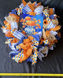 Decorative Fall Pumpkin and Floral Wreaths - thumbnail 4 of 8