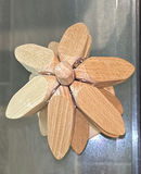 Artificial Plants in Woven Baskets and Wooden Display Stand - thumbnail 6 of 6