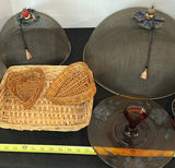 Decorative Mesh Food Covers, Wicker Baskets, and Glass Serving Pieces - thumbnail 1 of 7