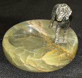 Bedlington Terrier Figurines and Stone Dish - thumbnail 9 of 9