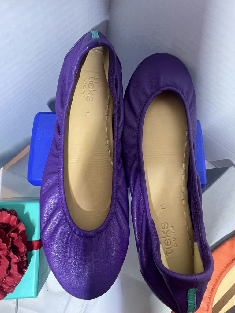 Tieks by Gavrieli Ballet Flats in Purple and Orange - image 3 of 9
