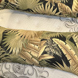 Set of Tropical Leaf Pattern Decorative Pillows - thumbnail 5 of 5