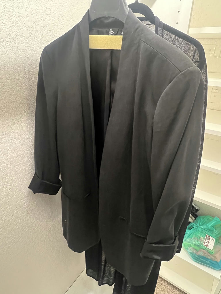 Eileen Fisher Black Cardigans and Sleeveless Jacket - image 6 of 9