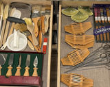 Assorted Kitchen Utensils, Cheese Knives, Ceramic Dishes, Chopsticks, and Skewers - thumbnail 1 of 6
