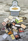 Vintage Match Holder, Matchbooks, and Decorative Key Bottle Opener - thumbnail 1 of 6
