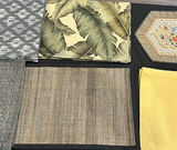 Assorted Placemats and Hexagonal Decorative Trays - thumbnail 2 of 4