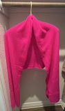 Gray Faux Fur Wrap and White + Warren Red Cashmere Scarf - thumbnail 8 of 11
