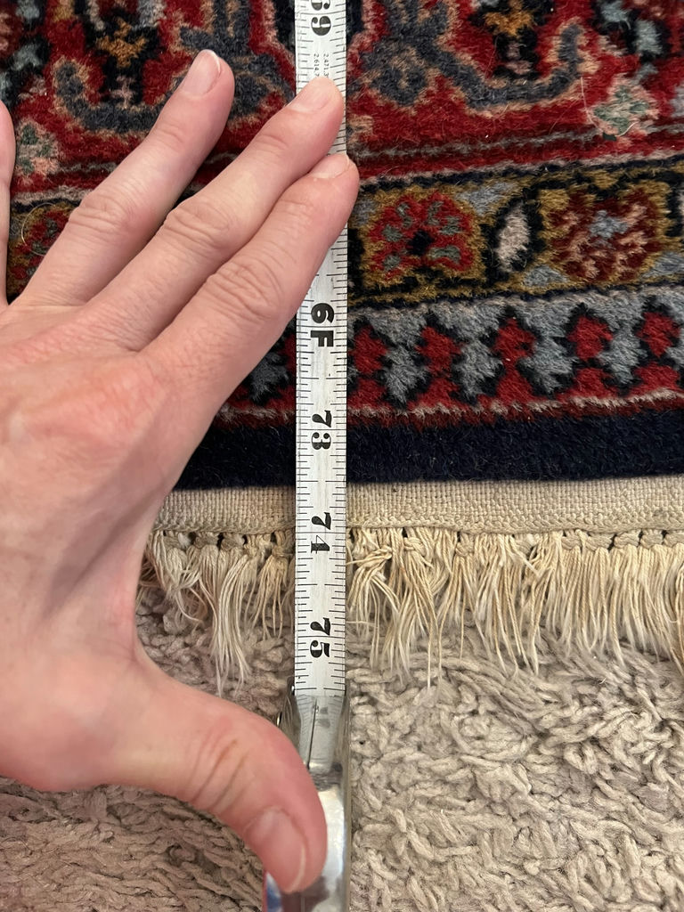 Patterned Area Rug w/ Pad - image 6 of 9