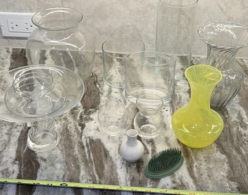 Assorted Glass Vases and Decorative Containers - image 1 of 6