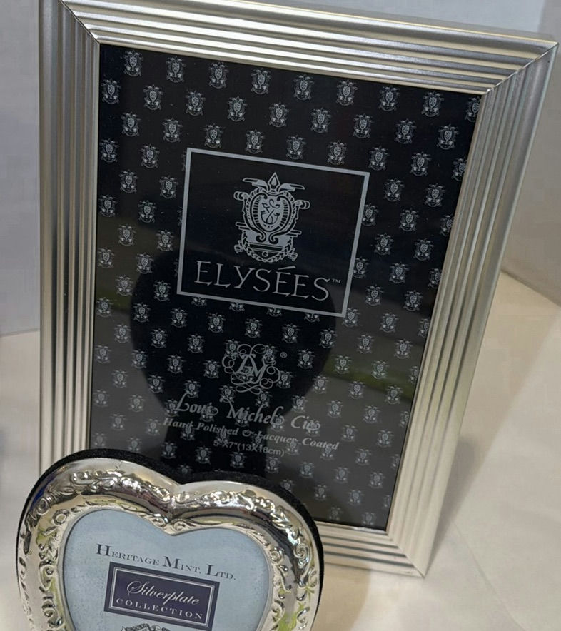 Assorted Silver-Plated and Decorative Photo Frames - image 3 of 7