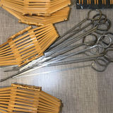 Assorted Kitchen Utensils, Cheese Knives, Ceramic Dishes, Chopsticks, and Skewers - thumbnail 5 of 6