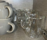 Tea Pots, Mugs, and Drinking Glasses Set - thumbnail 2 of 9