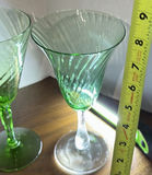 Set of Assorted Vintage Stemmed Glass Goblets - thumbnail 6 of 6