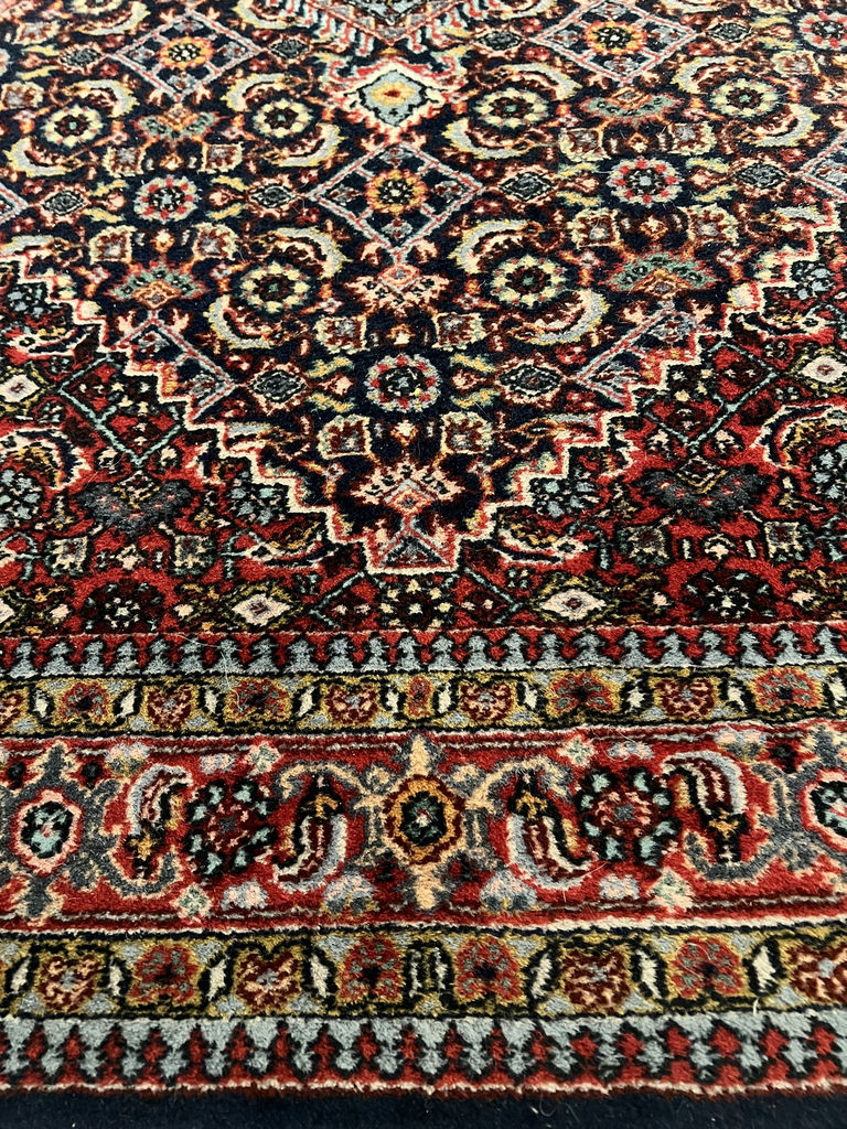 Patterned Area Rug w/ Pad - image 3 of 9