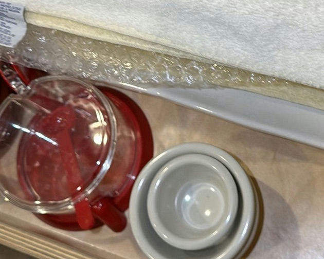 Assorted Serving Platters, Bowls, Towels, and Kitchen Accessories - image 5 of 5