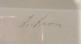 Framed Signed Portrait Print of Red Lips of Geisha - thumbnail 3 of 6