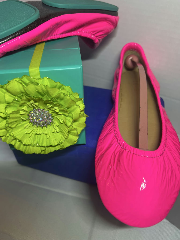 Tieks Ballet Flats Shoes in Pink and Black - image 4 of 11