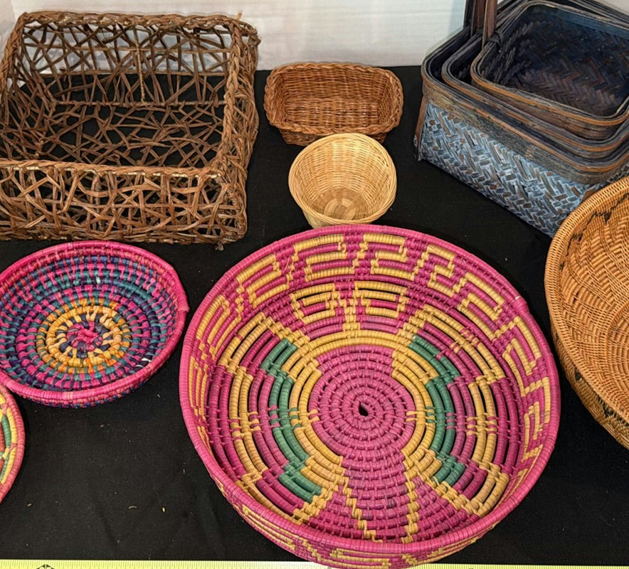 Assorted Woven Baskets and Trays - image 1 of 5