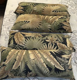 Set of Tropical Leaf Pattern Decorative Pillows - thumbnail 1 of 5